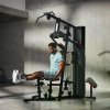 Posilňovacia veža Adidas Home Gym s leg pressom - cvičenie 01