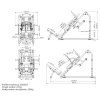 Legpress + hack squat Marbo Sport MS-U106 2.0 rozmery