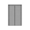 Sieťka proti hmyzu Garden Line 80/90/100 x 210/220 cm na dvere - šedá