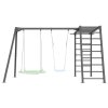 Gymnastický rebrík MO-016  + konštrukcia pre 2 hojdačky MO-018 Marbo Sport PREMIUM 01