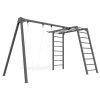 Gymnastický rebrík MO-016  + konštrukcia pre 2 hojdačky MO-018 Marbo Sport PREMIUM