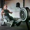 Veslovací trenažér Half Human Air Rower - cvičenie