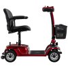 Elektrické vozidlo eFlux Mobility M1 červené zboku 01