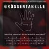Tréningové rukavice adidas Essential – Red - veľkostná tabuľka