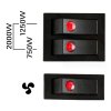 Elektrický konvektor TROTEC TCH 22 E - prepínače
